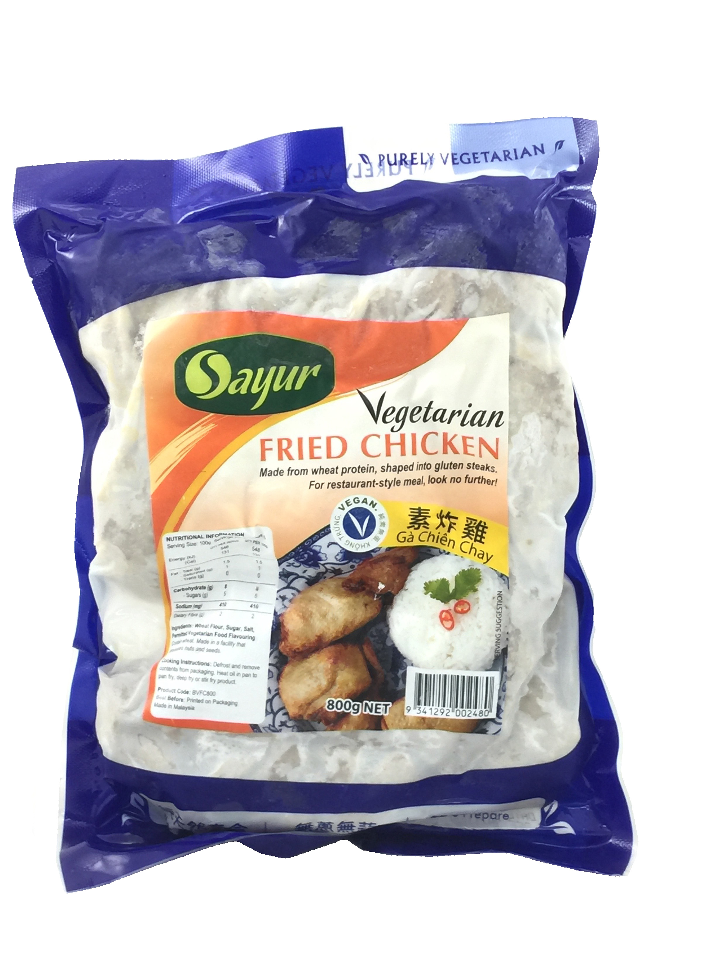 Sayur Vegan Fried Chicken 800g - Click Image to Close